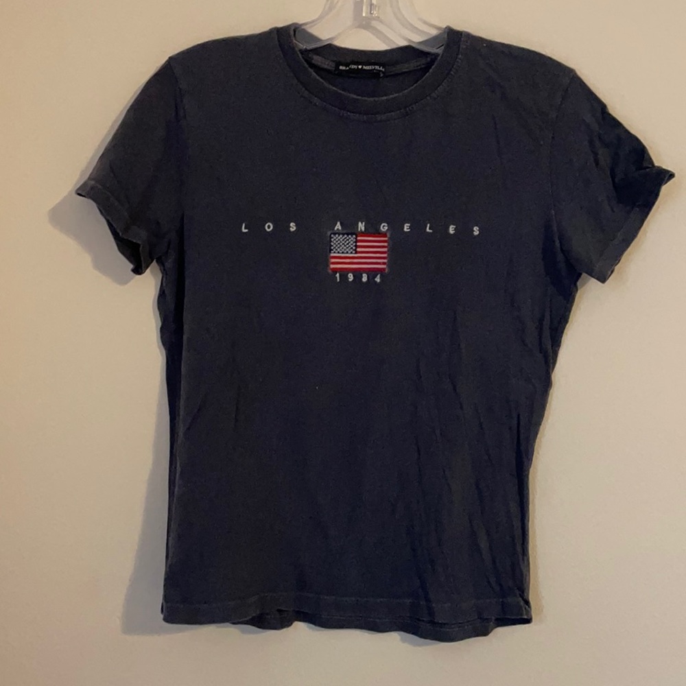 Brandy Melville Los Angeles 1984 Navy T-shirt OS